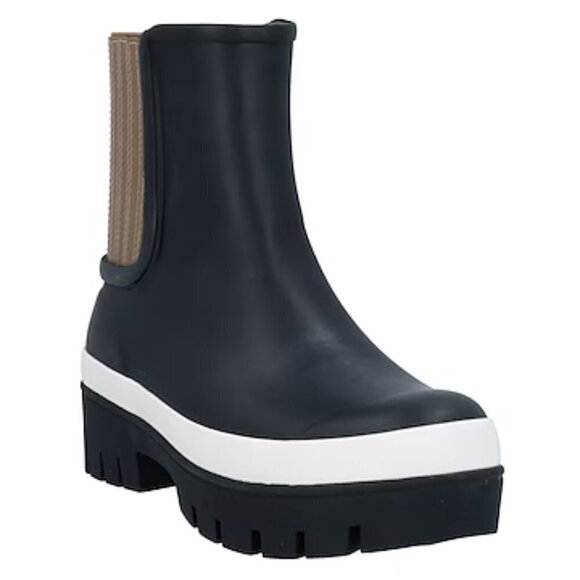 Tory Burch Womens Hurricane Black Rainboots Size : 9 Medium (B, M) - Picture 2 of 4